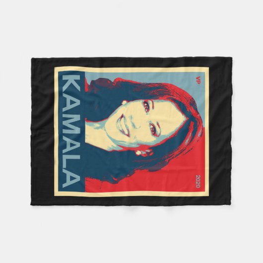Kamala Harris voor Vice President 2020 Fleece Deken (Voorkant (Horizontaal))