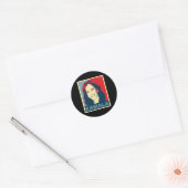 Kamala Harris voor Vice President 2020 Ronde Sticker (Envelop)