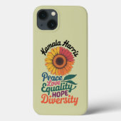 Kamala Harris Vrede Liefde Gelijkheid Hoop Diversi Case-Mate iPhone Case (Achterkant)