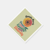 Kamala Harris Vrede Liefde Gelijkheid Hoop Diversi Servet (Hoek)