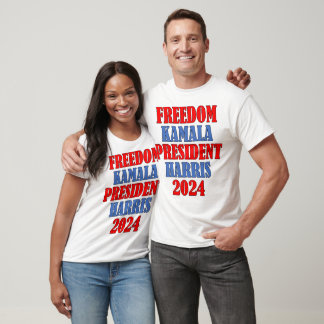 Kamala Harris Vrijheid T-shirt 2024
