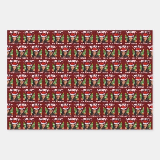 Kamala Harris vrolijk 4e van Pasen Inpakpapier Vel (Voorkant)