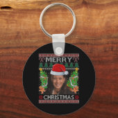 Kamala Harris Vrolijk Kerstfeest Vrouwen Lelijk Ke Sleutelhanger (Voorkant)