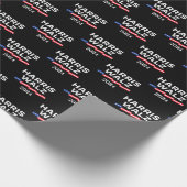 Kamala Harris Walz 2024 Cadeaupapier (Hoek)