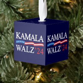 Kamala Harris Walz 2024 Duidelijk Blauw Decoratie