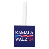 Kamala Harris Walz 2024 Duidelijk Blauw Decoratie (Voorkant)