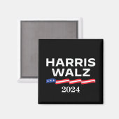 Kamala Harris Walz 2024 Magneet (Voorkant / Achterkant)