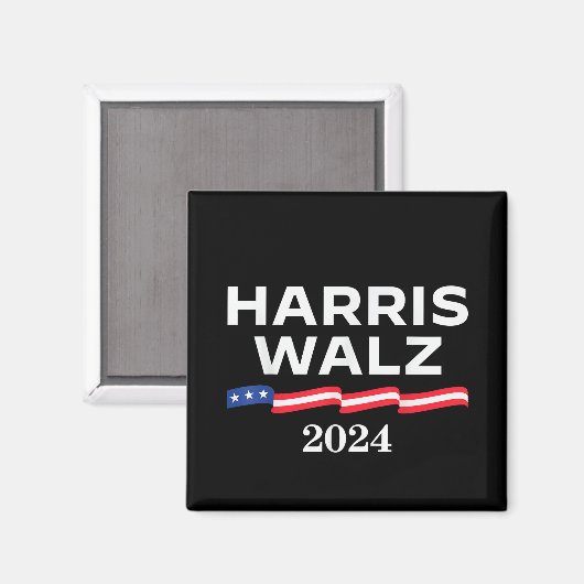 Kamala Harris Walz 2024 Magneet (Voorkant / Achterkant)