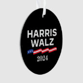 Kamala Harris Walz 2024 Ornament (voorkant)