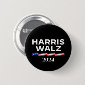 Kamala Harris Walz 2024 Ronde Button 5,7 Cm (Voorkant /achterkant)
