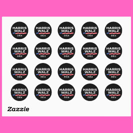 Kamala Harris Walz 2024 Ronde Sticker