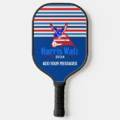 Kamala Harris Walz Donkey Pickleball Paddle (Achterkant)