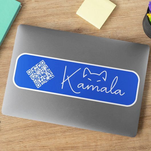Kamala Harris Walz QR Code Assortiment Custom-Cut Sticker