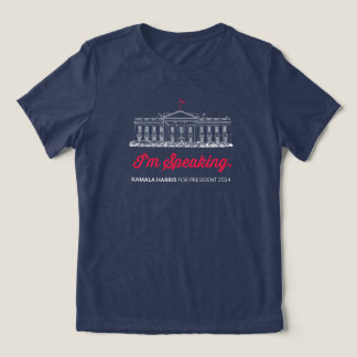 Kamala Harris Walz T-shirt aan het woord