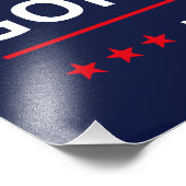 Kamala Harris - We gaan niet terug II Foto Afdruk (Hoek)