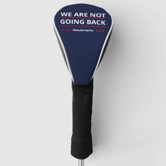 Kamala Harris - We gaan niet terug II Golfheadcover (Voorkant)