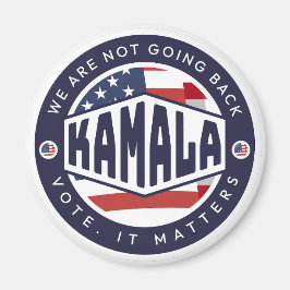 Kamala Harris: We gaan niet terug Magneet