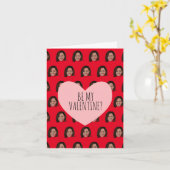 KAMALA HARRIS: Wees mijn Valentijn Kaart (Gele Bloem)