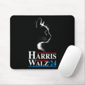 Kamala Harris Wheimer 2024 Cat Funny VP Vice Presi Muismat (Met muis)