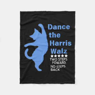 Kamala Harris Wheimer 2024 Waltz Dance 2 stappen v Fleece Deken