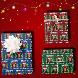 Kamala Harris Xsmas Santa Hat Vrolijk 4e van Pasen Inpakpapier Vel