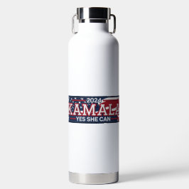 KAMALA HARRIS "YES SHE CAN" geïsoleerde fles