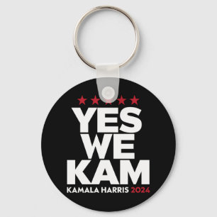 Kamala Harris Yes We Kam voor US President 2024 Sleutelhanger