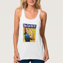 Kamala Harris, ze kan het! Tanktop