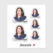 KAMALA HARRIS - Zij het volk Sticker (Vel)