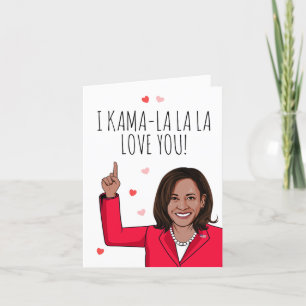 Kamala - I Kama-la-la Love You Valentijn Kaart