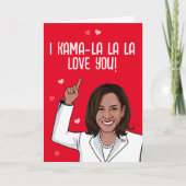 Kamala - Ik hou van jou, Kama-la-la, mijn Valentij Kaart (Voorkant)