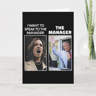 Kamala Ik Wil De Manager Spreken Trump Mcdona Kaart