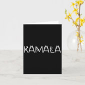 Kamala in Cat Font Kamala Harris Wheimer 2024 Walt Kaart (Gele Bloem)