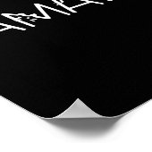 Kamala in Cat Font Kamala Harris Wheimer 2024 Walt Poster (Hoek)