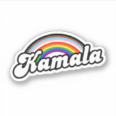 Kamala Inclusive Pride Sticker (Voorkant)