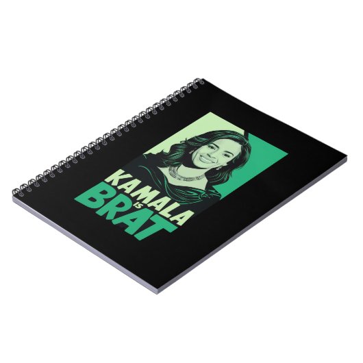 Kamala is Brat Grappig Sarcastisch Notitieboek (Linkerzijde)