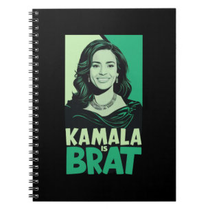 Kamala is Brat Grappig Sarcastisch Notitieboek
