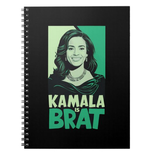Kamala is Brat Grappig Sarcastisch Notitieboek (Voorkant)