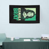 Kamala is Brat Grappig Sarcastisch Spandoek (Beurs)