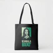 Kamala is Brat Grappig Sarcastisch Tote Bag (Voorkant)