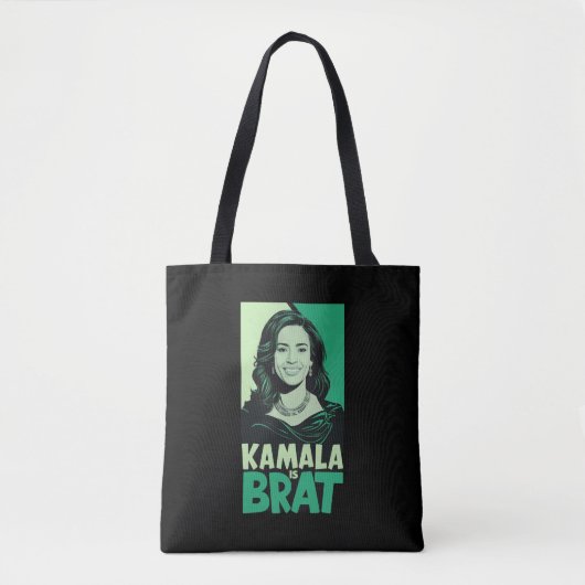 Kamala is Brat Grappig Sarcastisch Tote Bag (Voorkant)