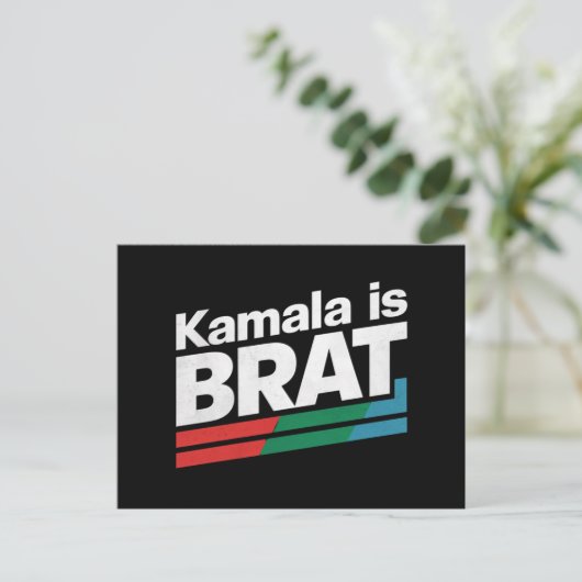 Kamala Is Brutaal Briefkaart (Staand voorkant)