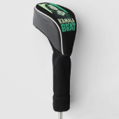 Kamala is Brutaal Grappig Sarcastisch Golfheadcover (Schuin)