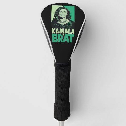Kamala is Brutaal Grappig Sarcastisch Golfheadcover (Voorkant)
