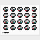 Kamala Is Brutal Ronde Sticker (Vel)