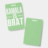 Kamala Is Een Brutaal Kind Badge (Voor- en achterkant)