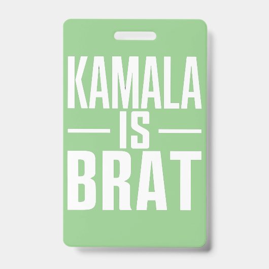 Kamala Is Een Brutaal Kind Badge (Voorzijde)