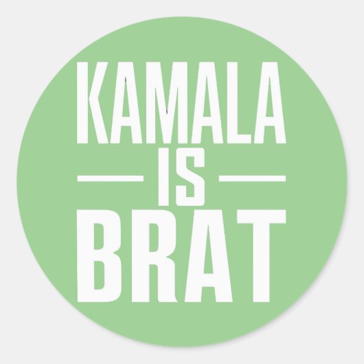 Kamala Is Een Kreng  Ronde Sticker (Voorkant)