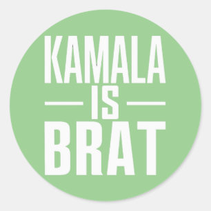 Kamala Is Een Lastpost Ronde Sticker