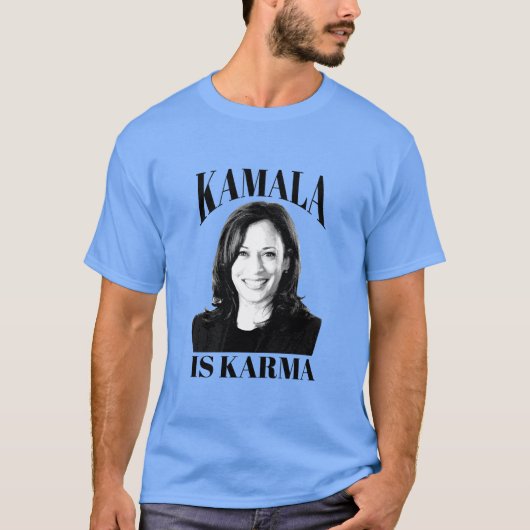 Kamala is karma t-shirt (Voorkant)